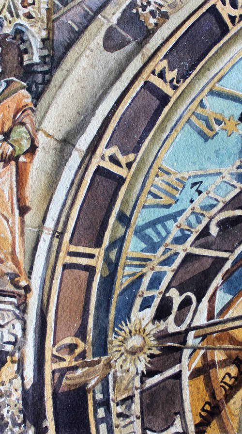 fragment Pražský orloj by Volodymyr Melnychuk