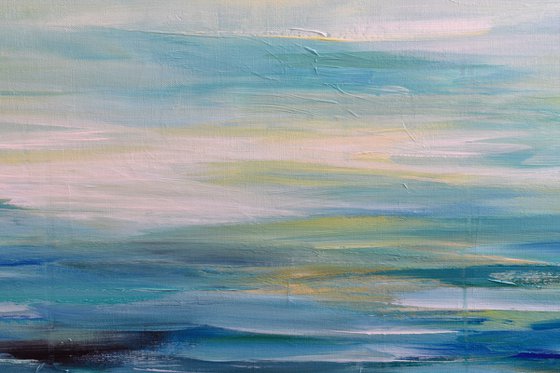 Teal Ocean - Abstract Seascape