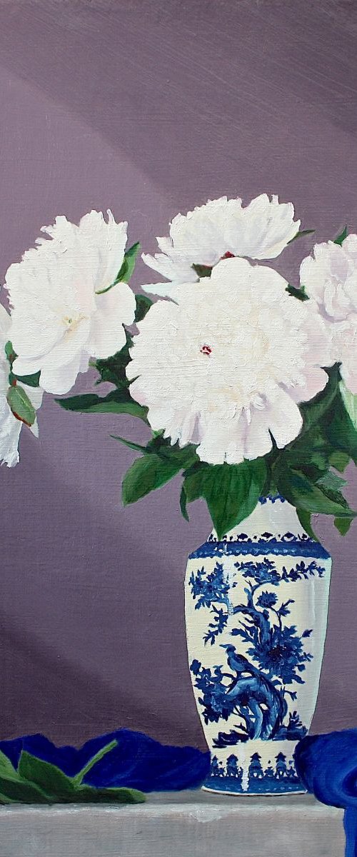 Top Heavy Peonies by Gray Jacobik