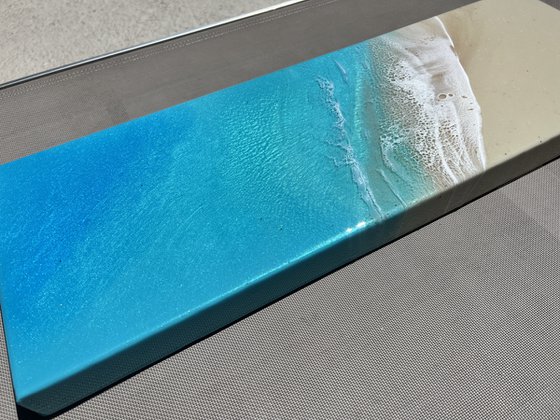 Finding balance - aerial ocean painting