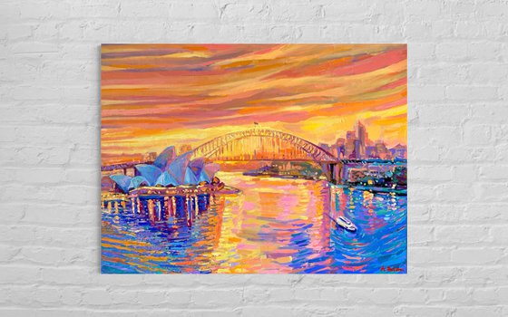 Sydney Harbour at Sunset