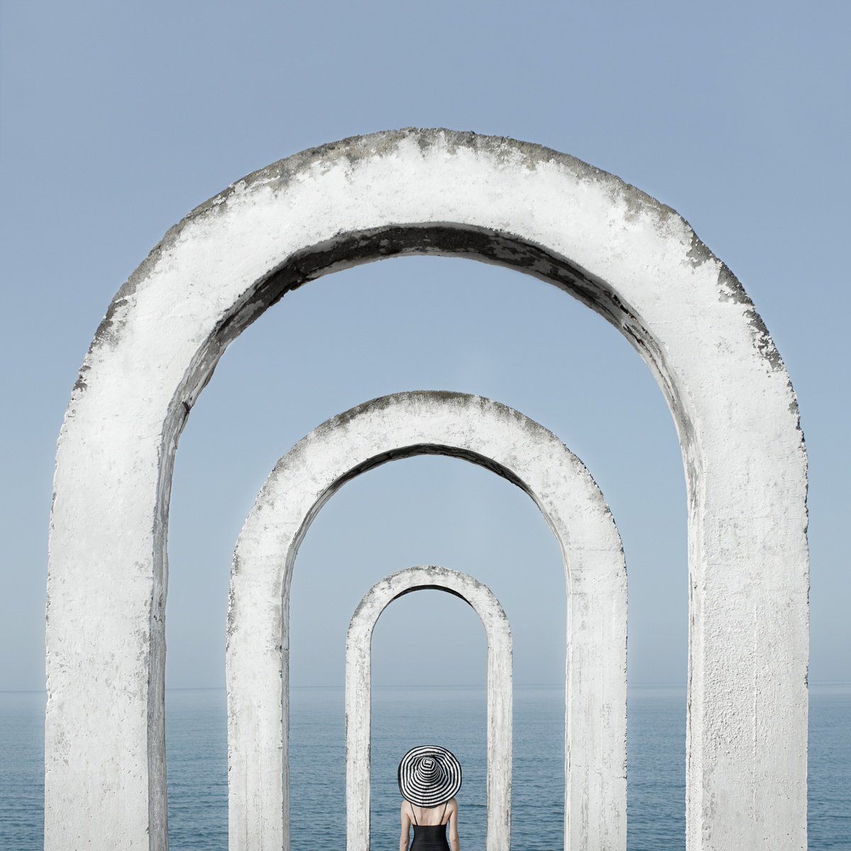 Surrealistic Abstract Photograph By Dasha Pears, 28 X 28, Sending The Signal, Original Artwork