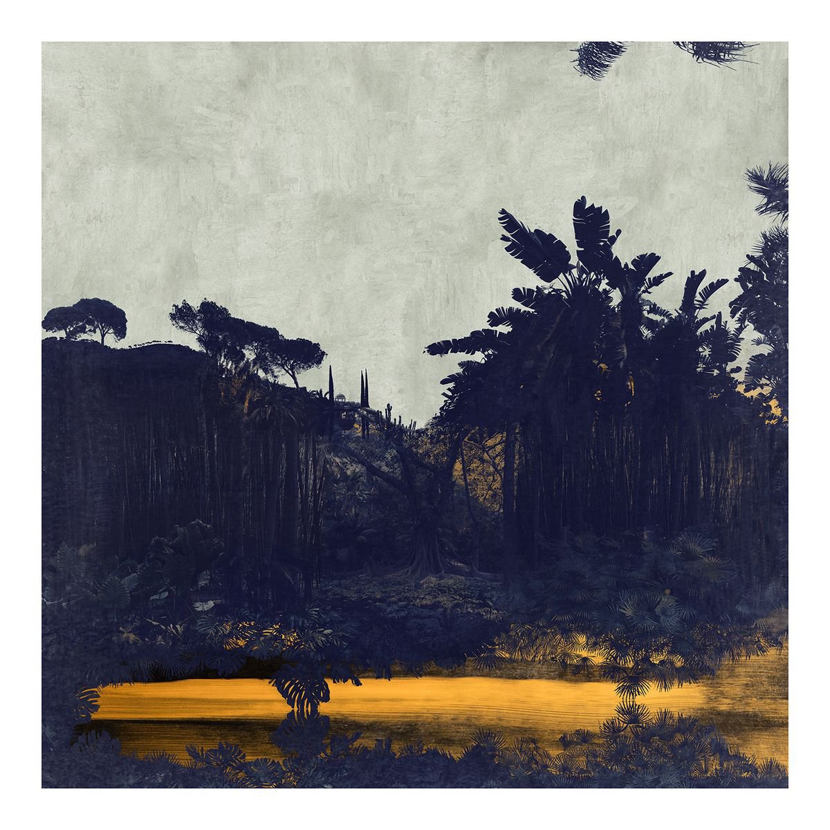 Impressionistic Landscape Photograph By Nadia Attura, 20 X 20", La Concepcion, Original Artwork