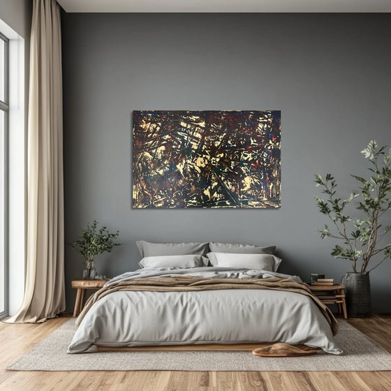 Gold Leaf 120x80x2