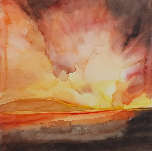 Sunset II by Dunja Jung
