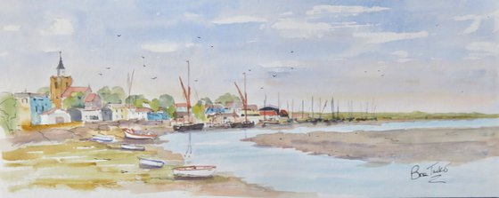 Barges at Maldon in Essex