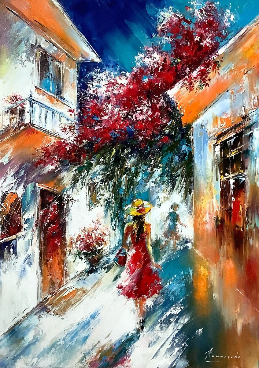 Hot Afternoon By Olena Romanenko, 20 X 28, Artwork For Sale On Artfinder