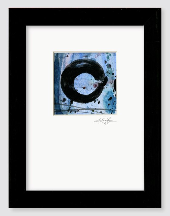 Enso Of Zen Collection 6 - 3 Abstract Zen Circle paintings by Kathy Morton Stanion
