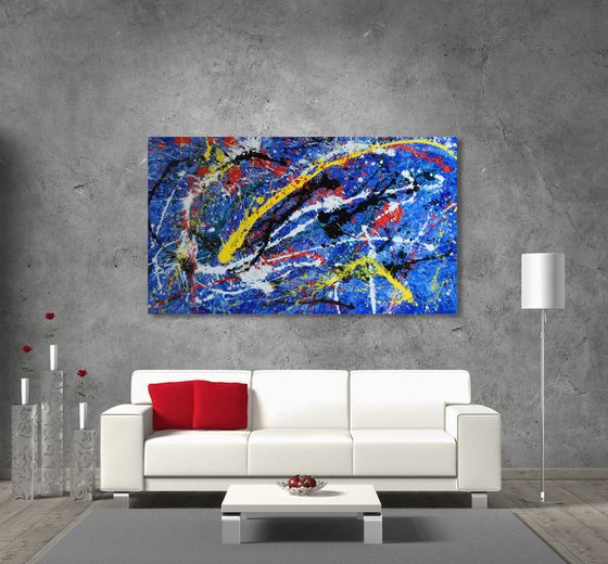 Demons Breaking Loose (140 x 80cm) XXL (56 x 32 inches)