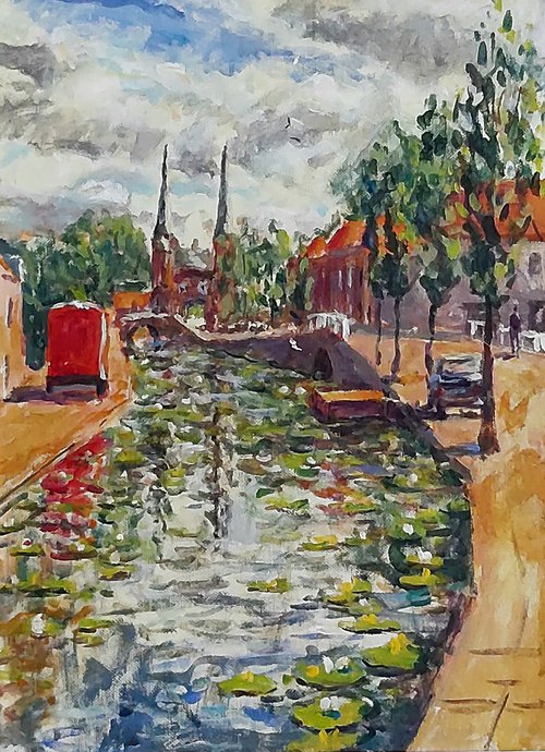 View of Delft by Dimitris Voyiazoglou