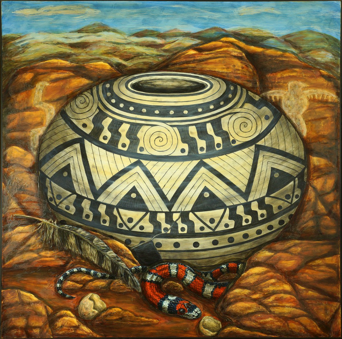 Impressionistic Still Life Oil Painting By Kim Jones Miller, 48 X 48", Temptations, Original Artwork