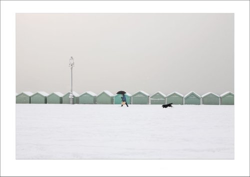 'Walkies' (A Snowy Day) Hove, East Sussex, England by Tony Bowall FRPS