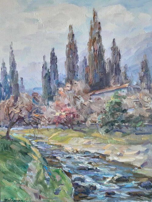 Creek flows by Ivan Kovalenko