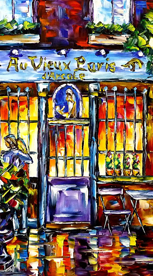 Café Au Vieux Paris d'Arcole by Mirek Kuzniar