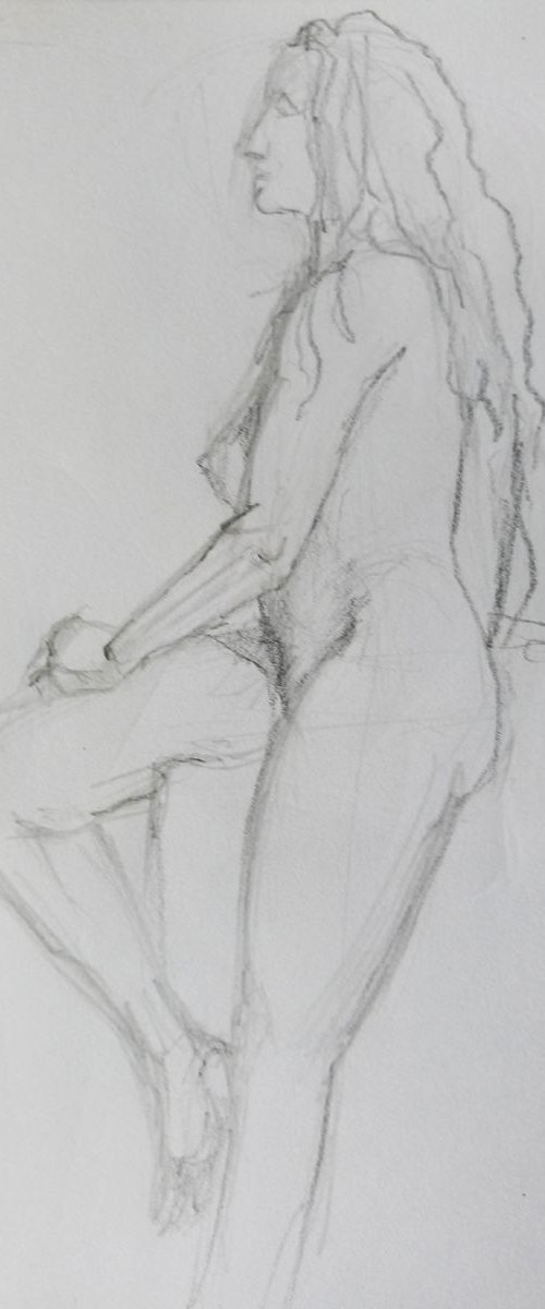 Sketch of Human body. Woman.8 by Mag Verkhovets