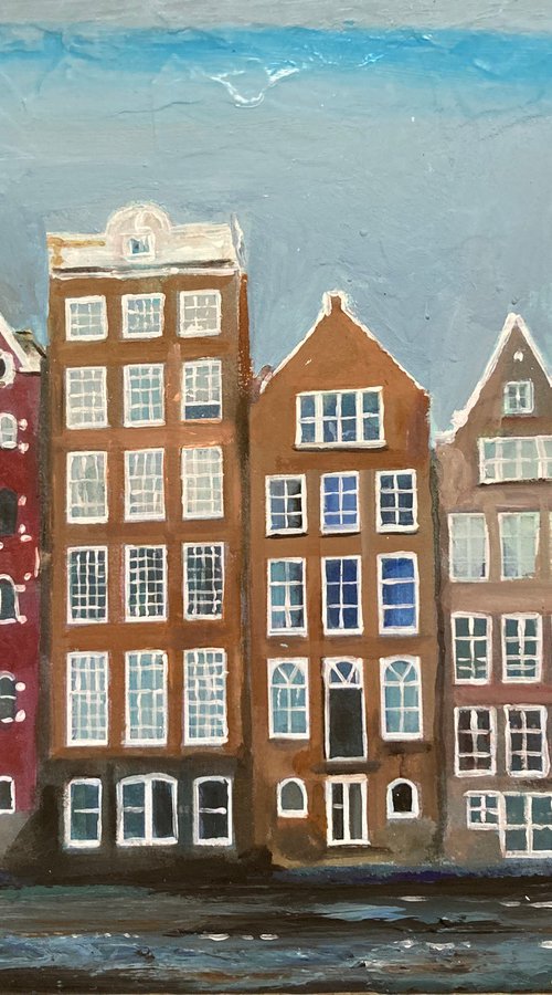Canal Houses Of Amsterdam by Andrew Reid Wildman