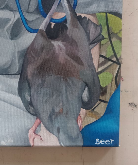 Larry the bird man, New York.