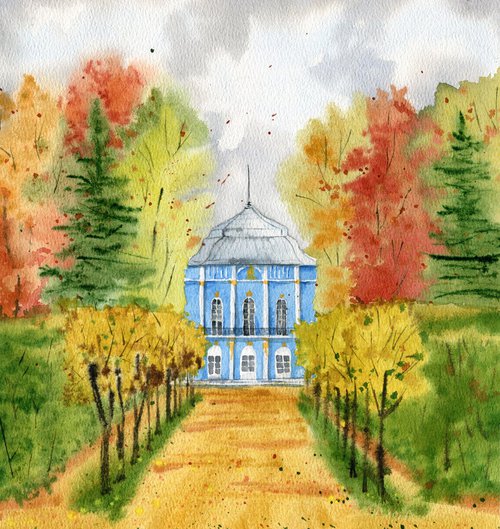 Autumn. Catherine Palace. by Evgeniya Mokeeva