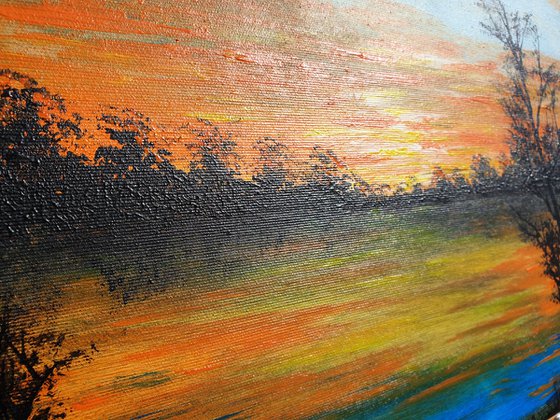 Sunset in the country