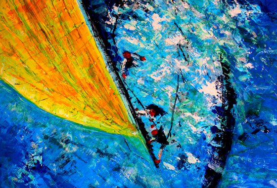 Marine Venture III ( Large- 40 "x 40" 102 x 102 cm )