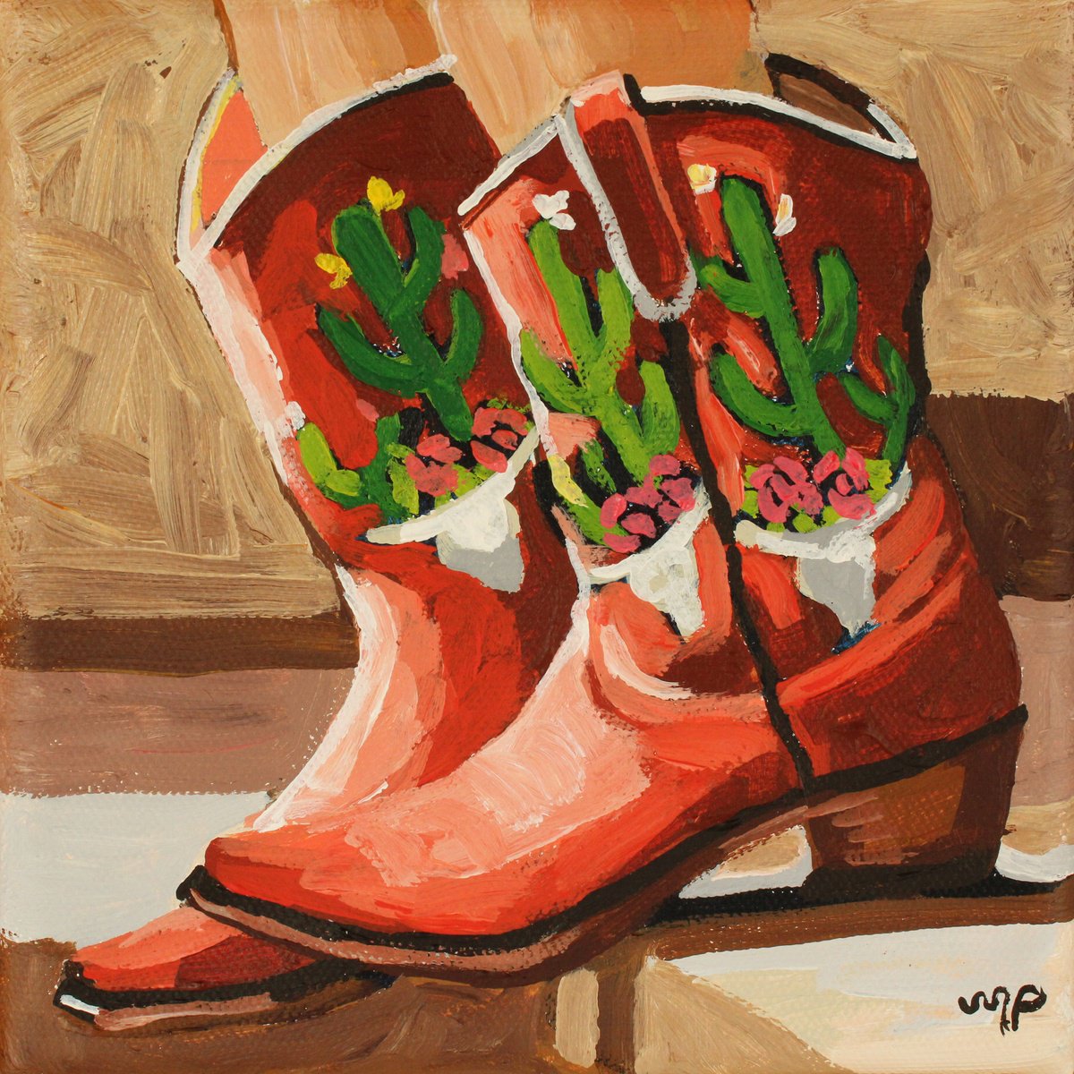 Cactus Boots by Melinda Patrick
