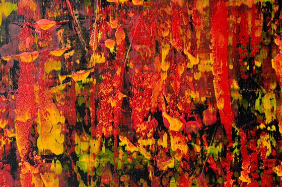 Creation Mistake - Large Abstract Painting on Canvas Ready to Hang