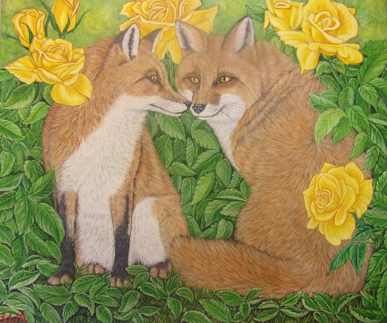 Foxes and Roses