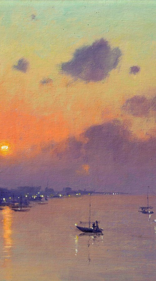 Sunset Over Venice by Ayna Paisley