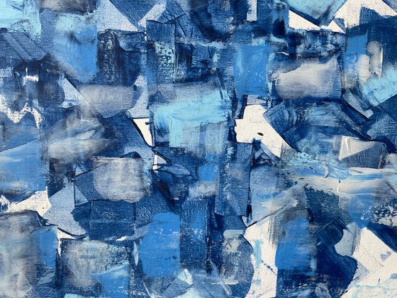 Abstraction in Blue and White