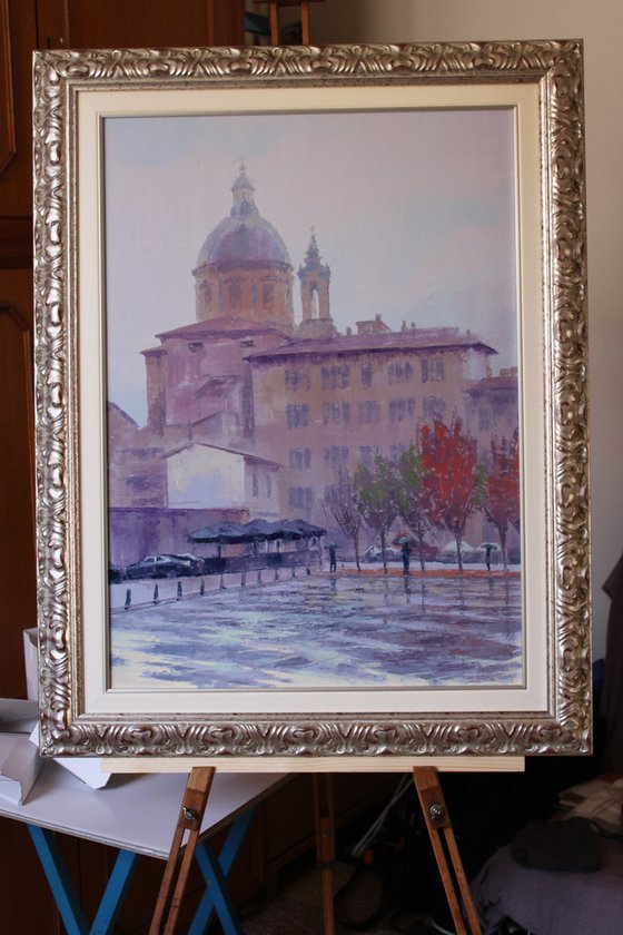 Pioggia a Firenze, Plein Air