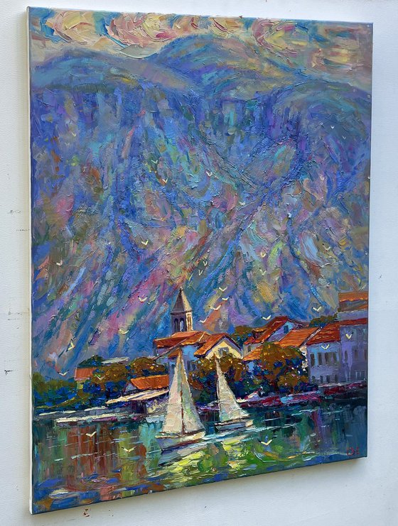 "Evening in the mountains"