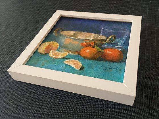 Still Life with Mandarins (Framed)