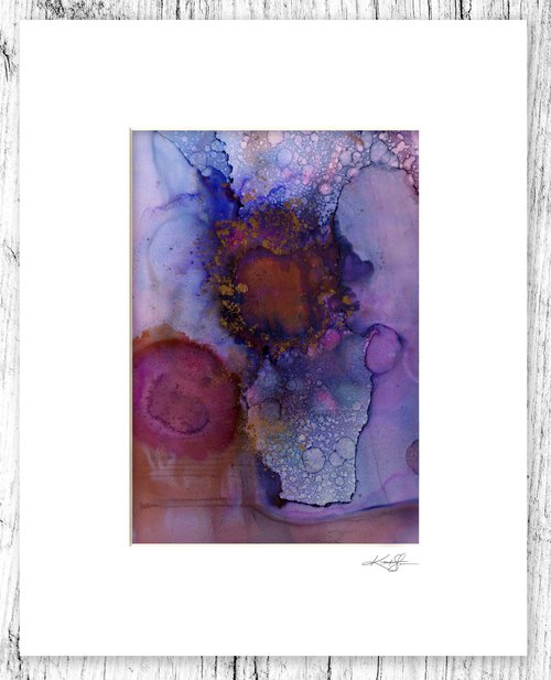A Mystic Encounter 44 - Zen Abstract Painting by Kathy Morton Stanion by Kathy Morton Stanion