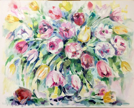 "Spring tulips"