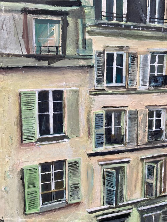 Buildings In Montmartre, Paris
