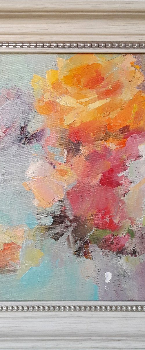 A study of a tea rose by Tatyana Barinova