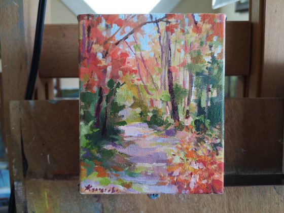 Autumn miniature (4×5×1,5")