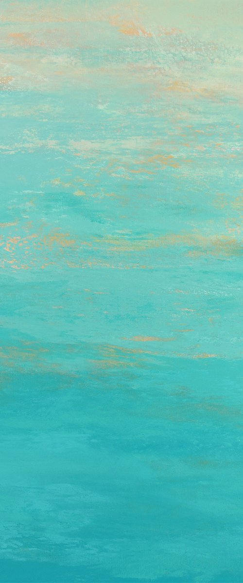 Aqua Summer - Seascape by Suzanne Vaughan