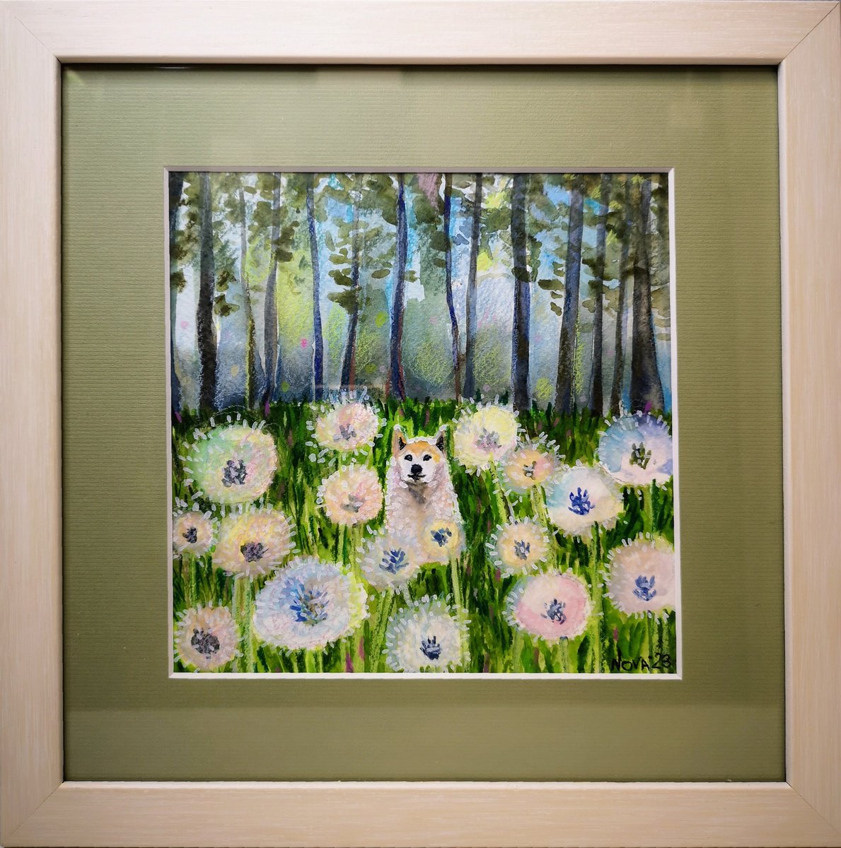 Impressionistic Painting , Dandelions By Jelena Nova, 11 X 11, Artwork For Sale On Artfinder