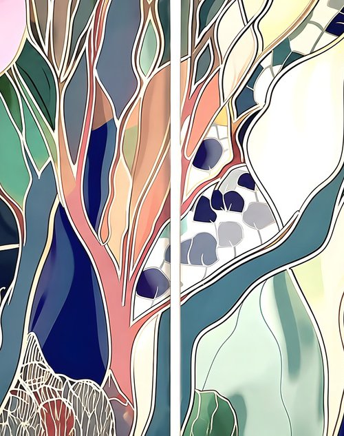 Jazz Style Flowers #11 by V+V Kniazievi