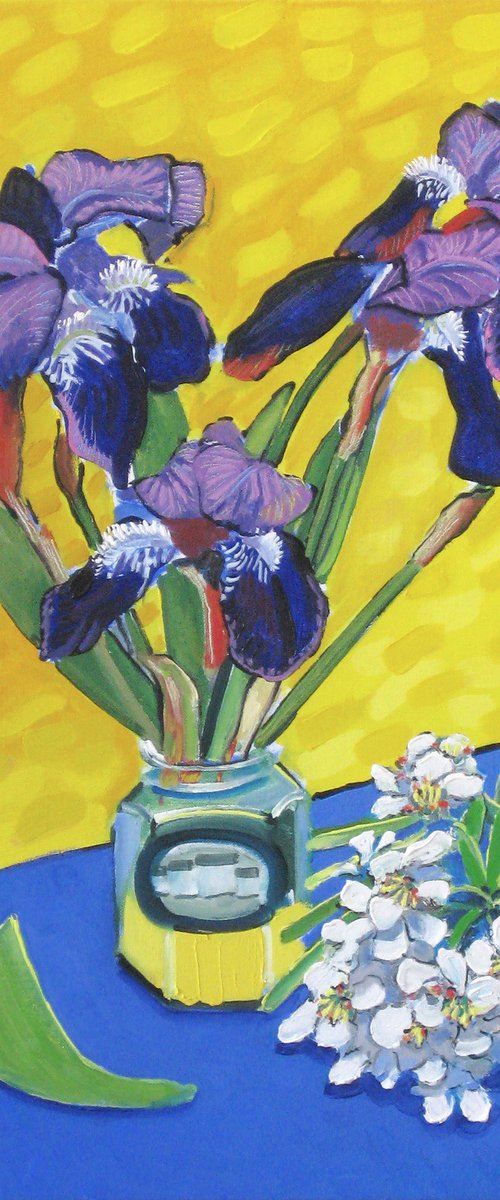 Irises (2) by Richard Gibson