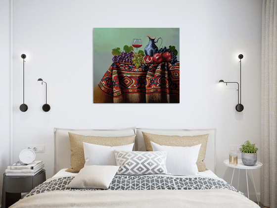 Still Life with Armenian Carpet