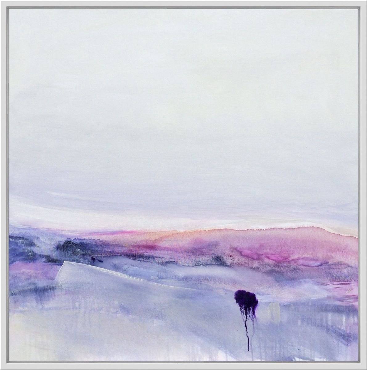 Abstract Landscape Painting By Gesa Reuter, 39 X 39, Awakening, Original Artwork