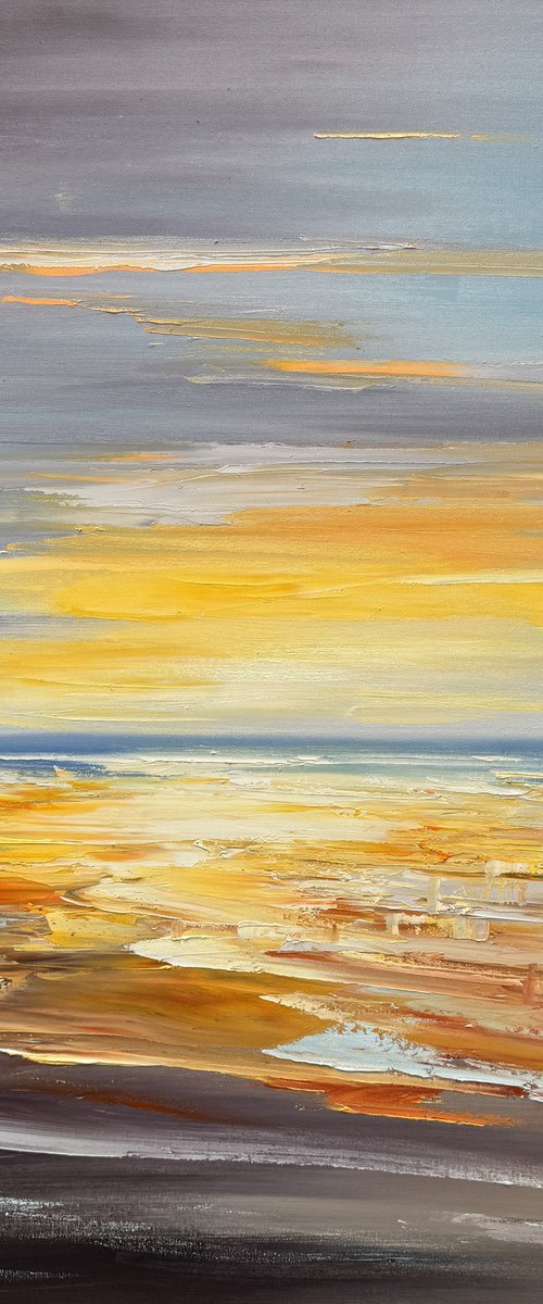 Golden sunrise No 10 by Liliana Gigovic