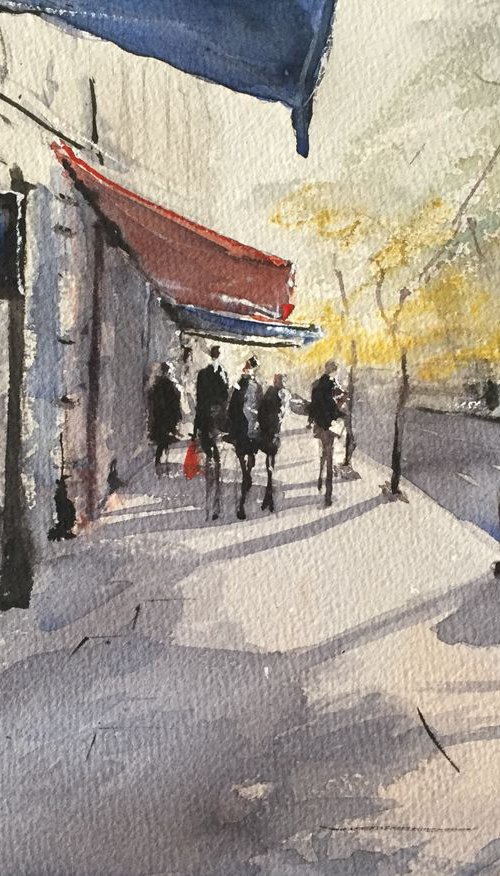 Zagreb - sunny street by Tihomir Cirkvencic
