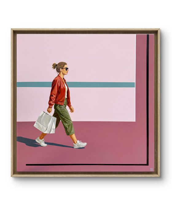 Woman In Sunglasses - Original Painting