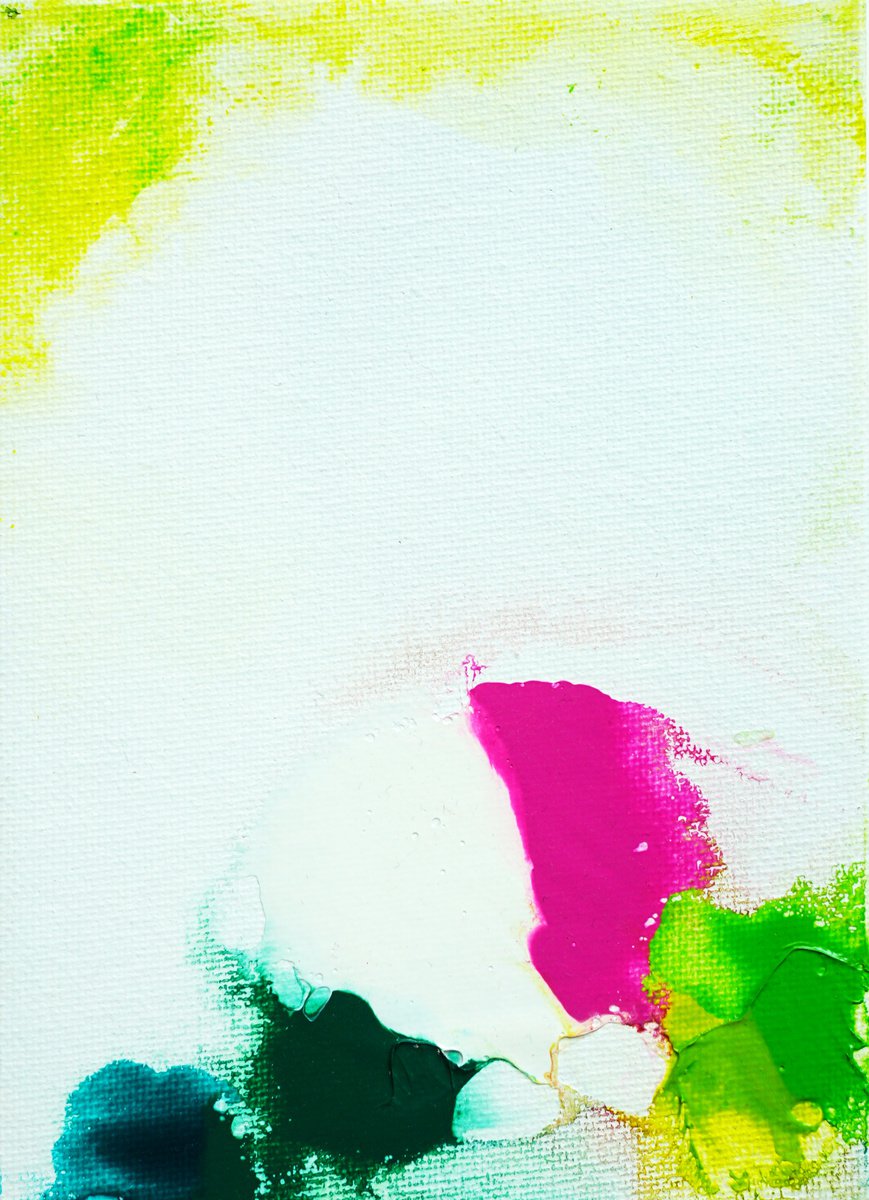 Abstract Acrylic Painting By Jelena B, 11 X 14, In May 21-14, Original Artwork