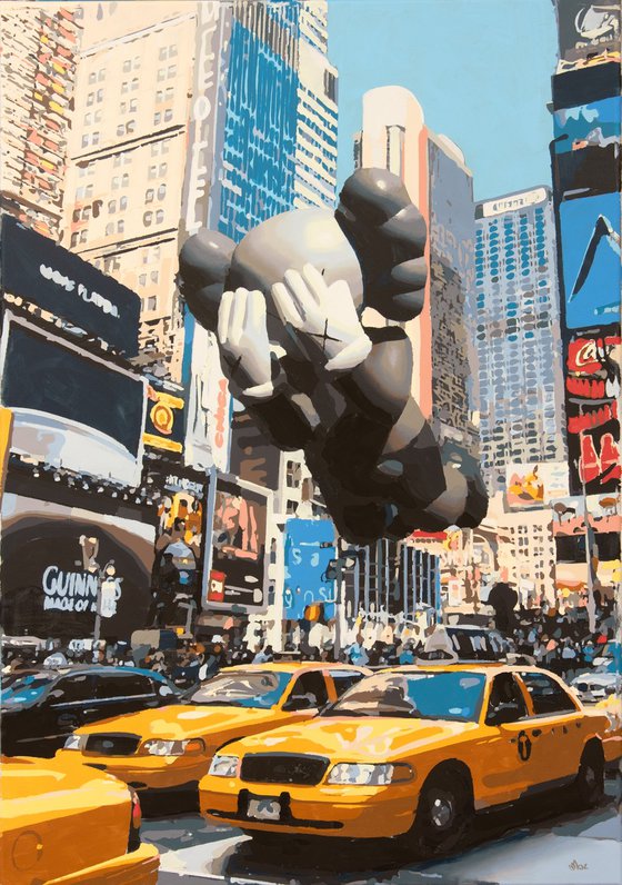 Kaws does New York