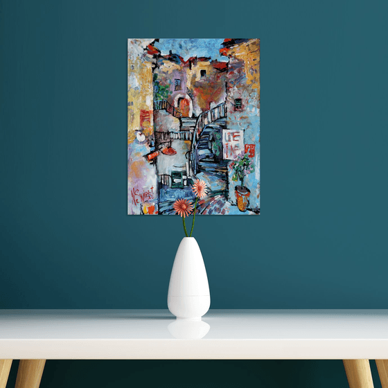 Mosaic Glimmers of Cudillero