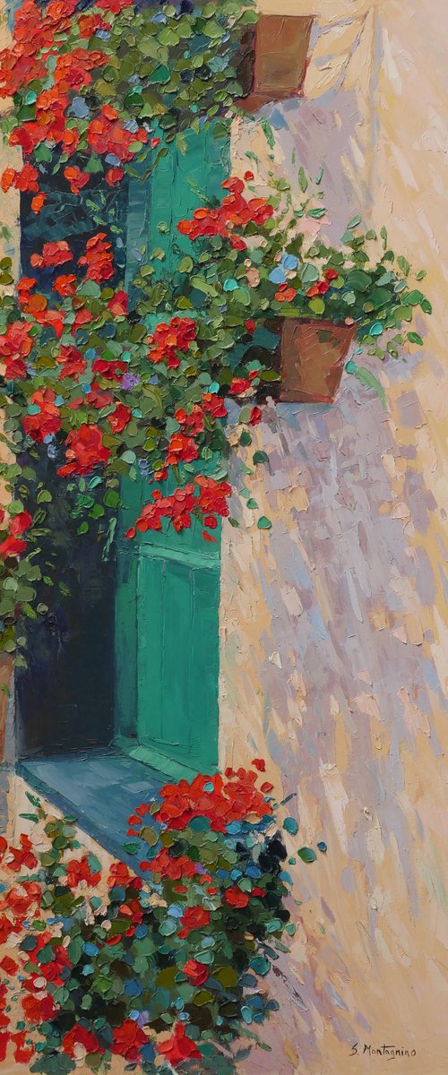 Geraniums by Susanna Montagnino